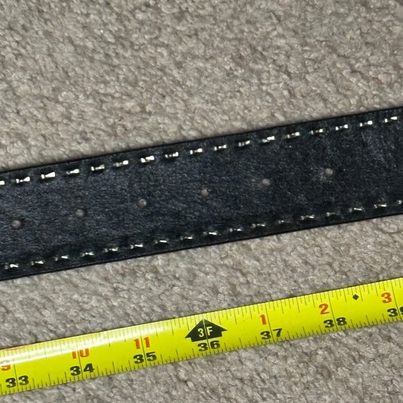 Express Studded Leather Belt Western Cowgirl Cowboy style - Picture 4 of 16